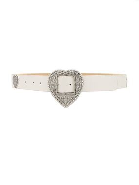 8 Other Reasons Western Heart Belt in White NWT